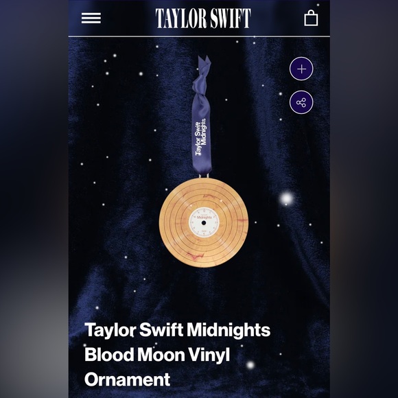 NEW Taylor Swift Midnights Vinyl Ornament - Picture 5 of 6